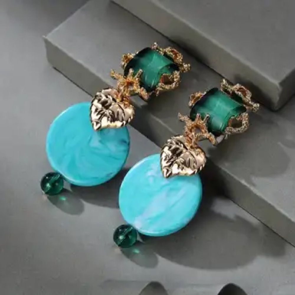 Stone dangle Earrings  N1505